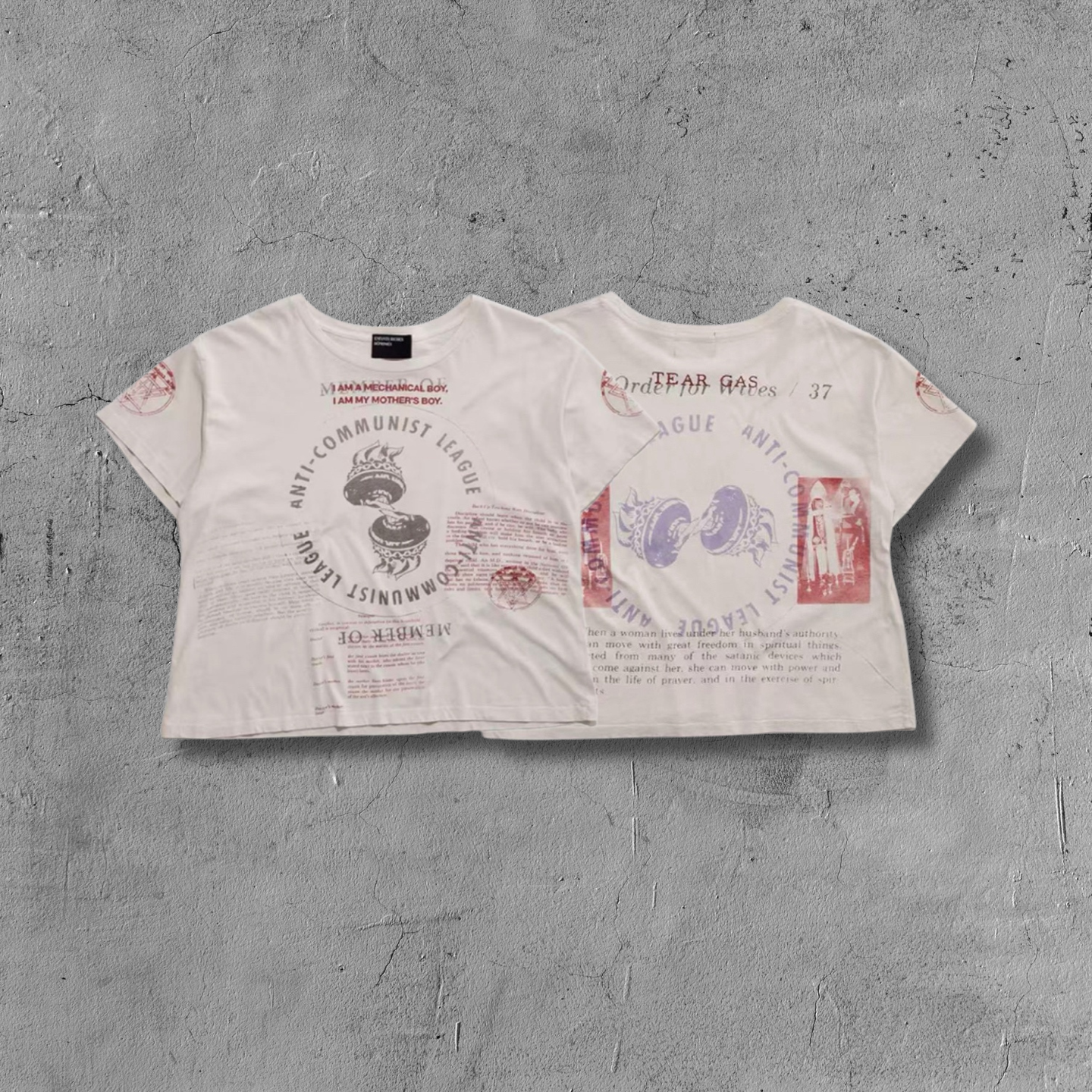 ER* Anti-Communist League White T-Shirt™