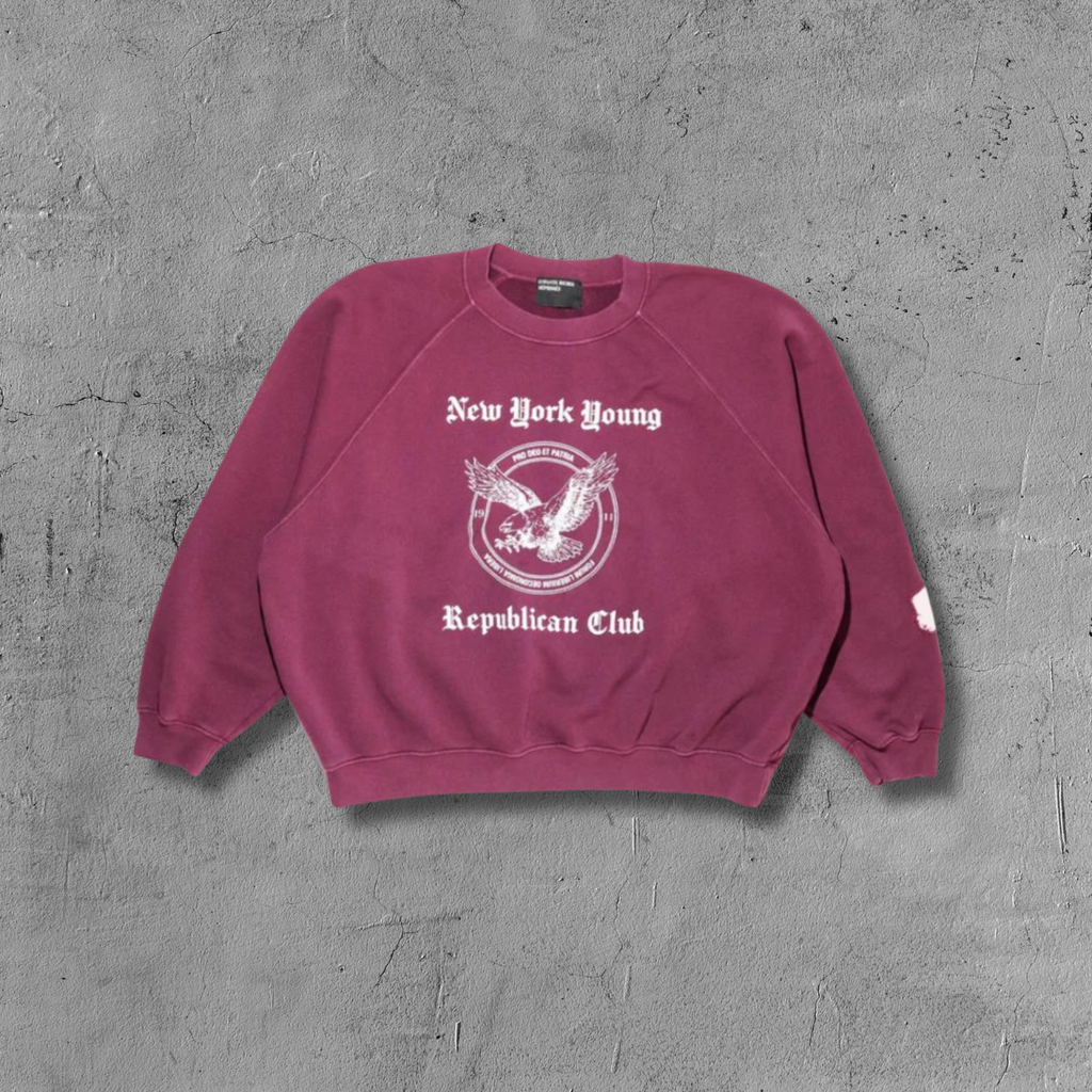 ER* NY Young Republican Club Burgundy Sweater™