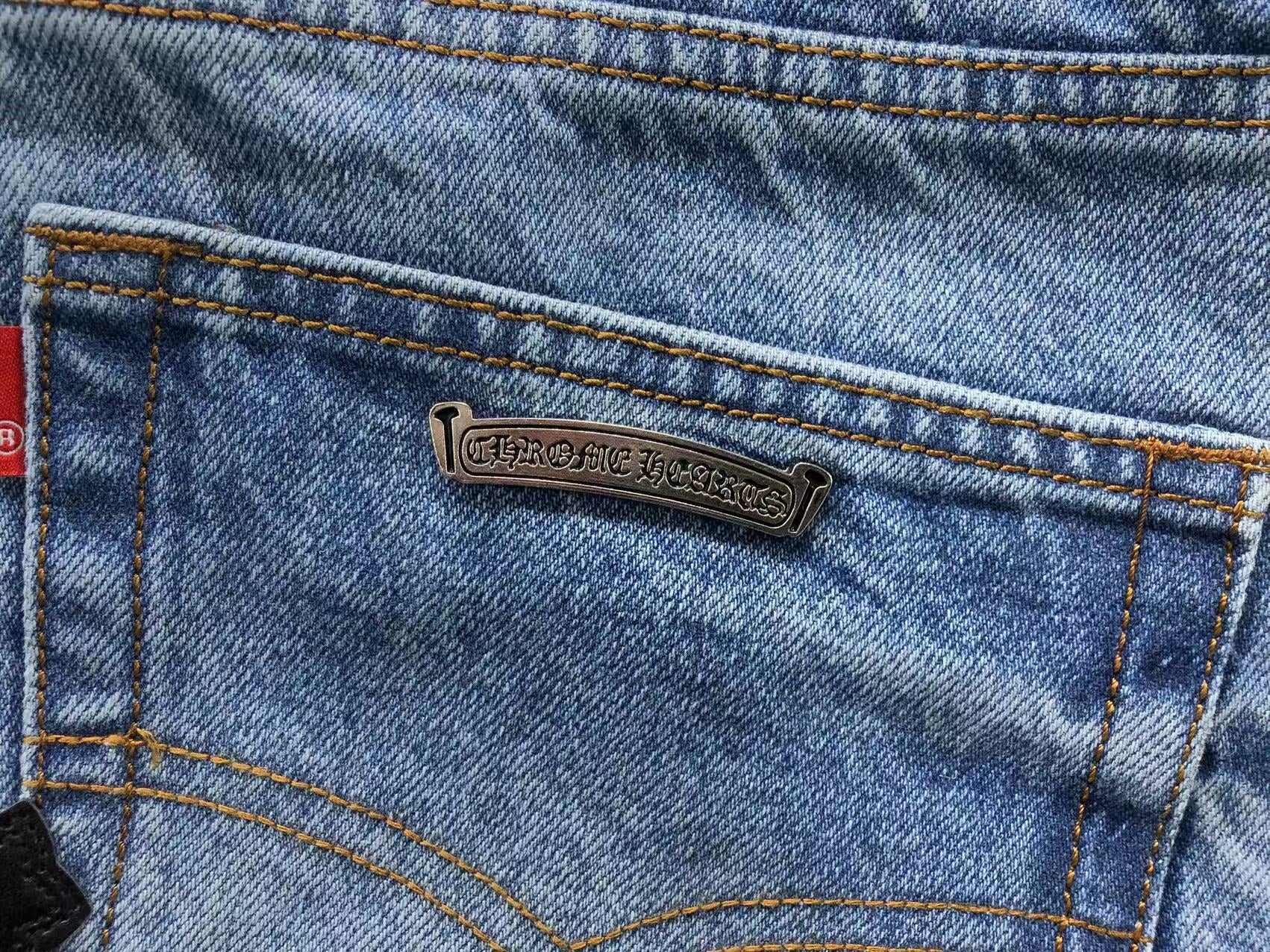 Mixed Cross Patch Denim Jeans™