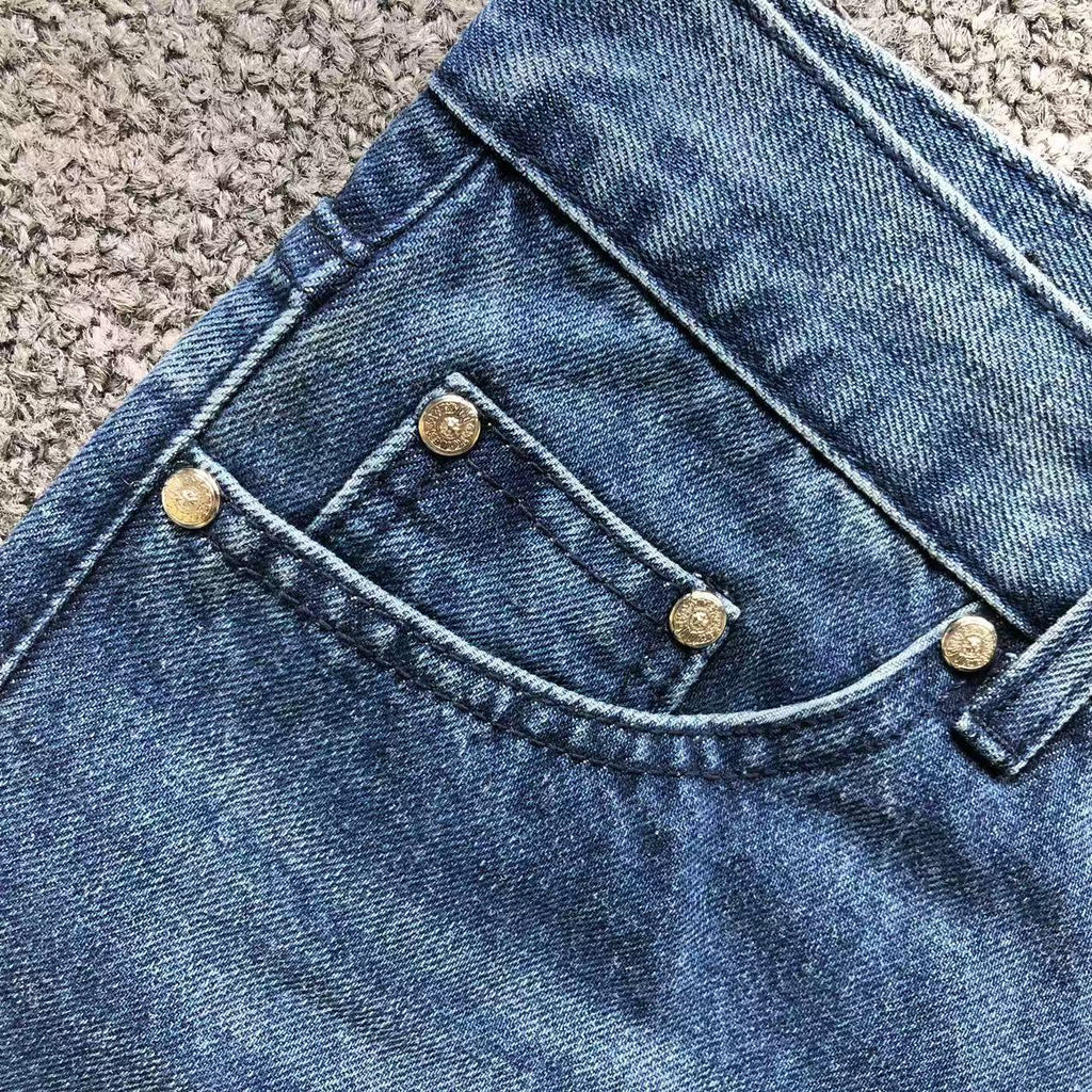 Multcolor Cross Patch Denim Jeans™
