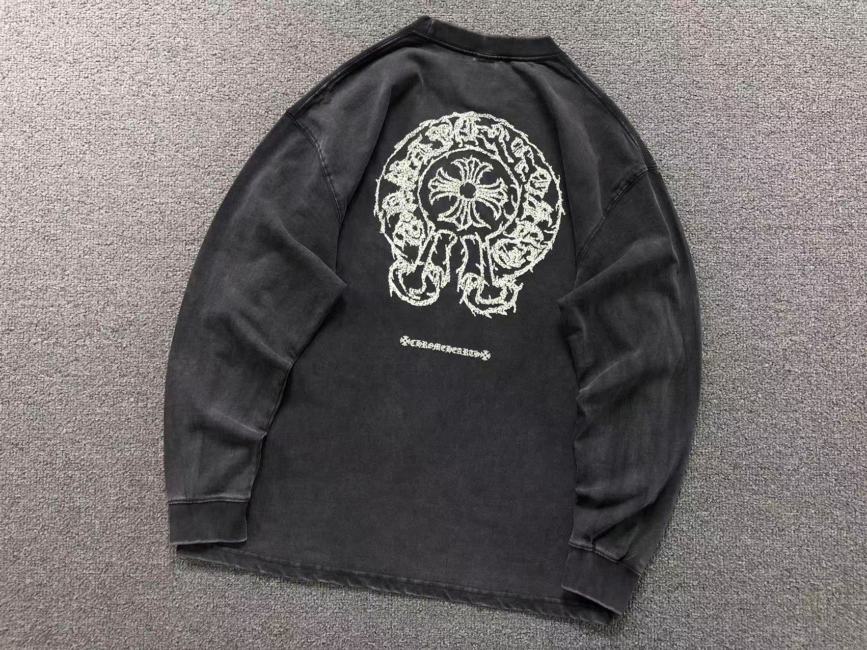 Horse Shoe Logo Faded Fabric Sweatshirt™