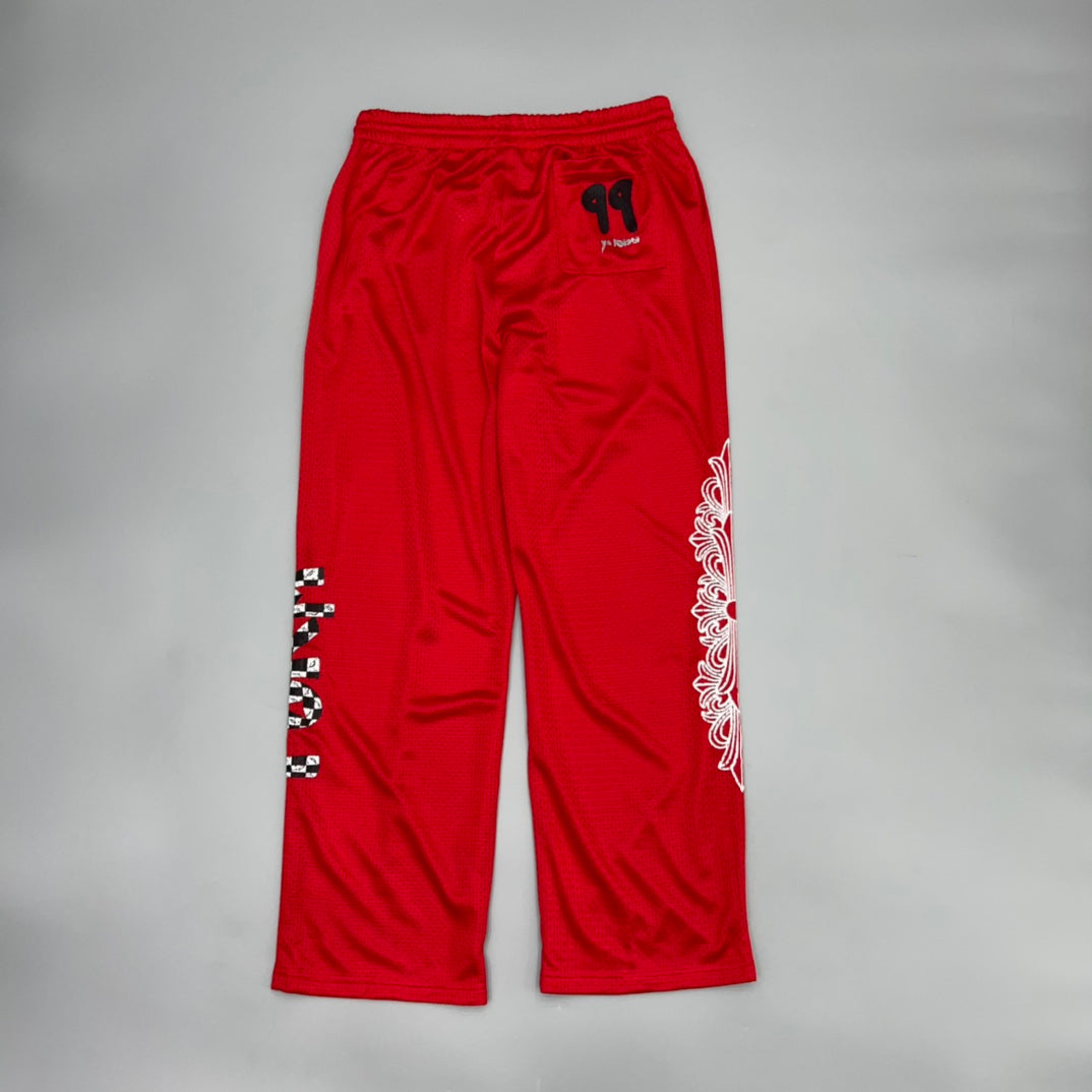 Red Mesh Sweatpants™