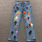 Mattyboy Cross Patch Denim Jeans™