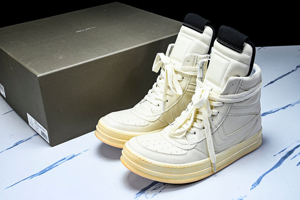 High Top Geobasket White Dunk Shoes