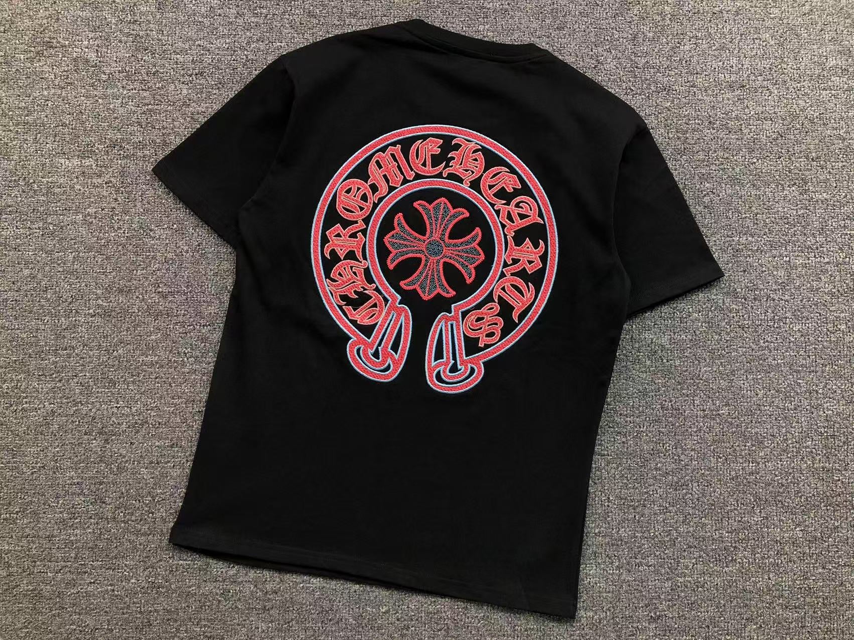 Red & Blue Horseshoe Logo T-Shirt™