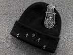 Metallic Crosses Wool Beanie™