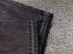 Black Cross Patch Dark Grey Denim Jeans™