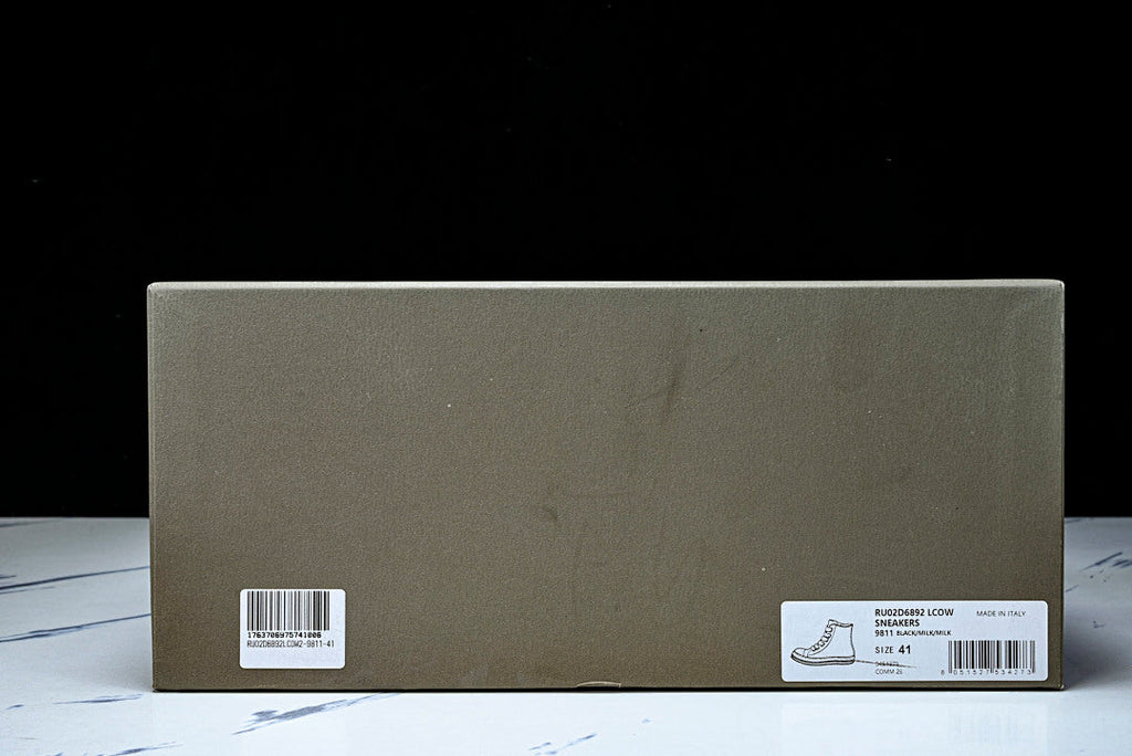 Jumbo Laced High "Black Milk Leather"