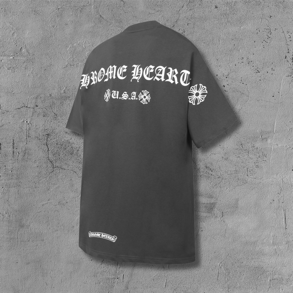 Typography Logo Grey T-Shirt™