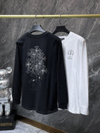 Rhinestone Crosses Black Long Sleeve™