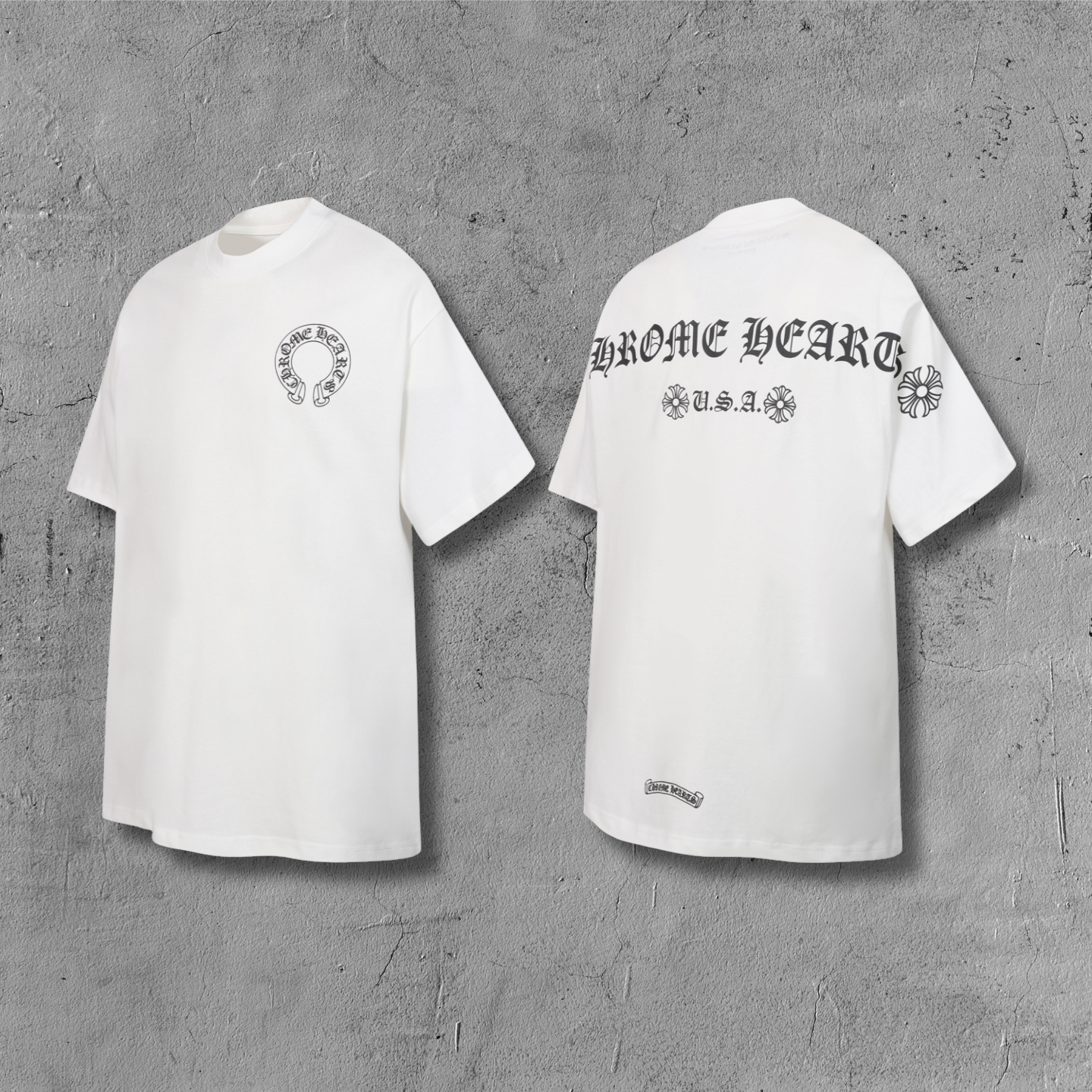 Typography Logo White T-Shirt™