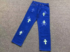 Blue Cross Patch Blue Denim Jeans™