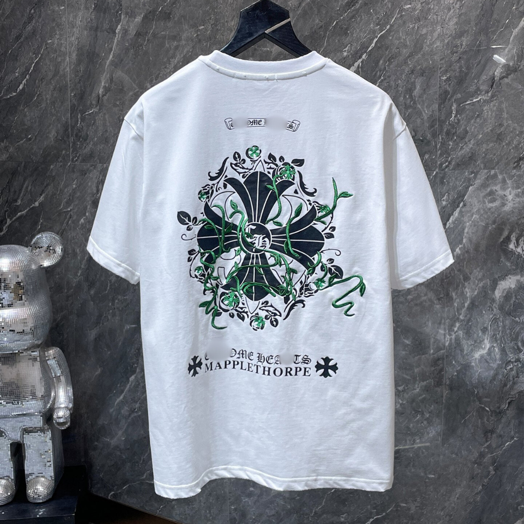 Mapplethorpe Cross Logo White T-Shirt™