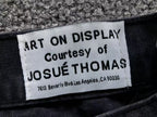 Orange Cross Patch Art Black Jeans™