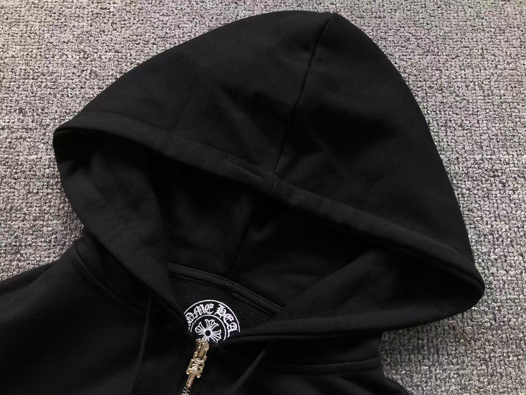 Horseshoe Los Angeles Black Full Zip Hoodie™