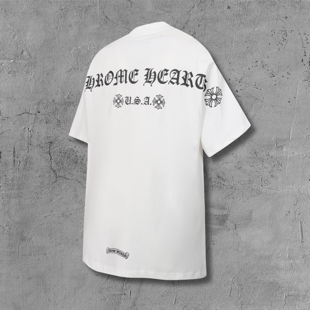 Typography Logo White T-Shirt™