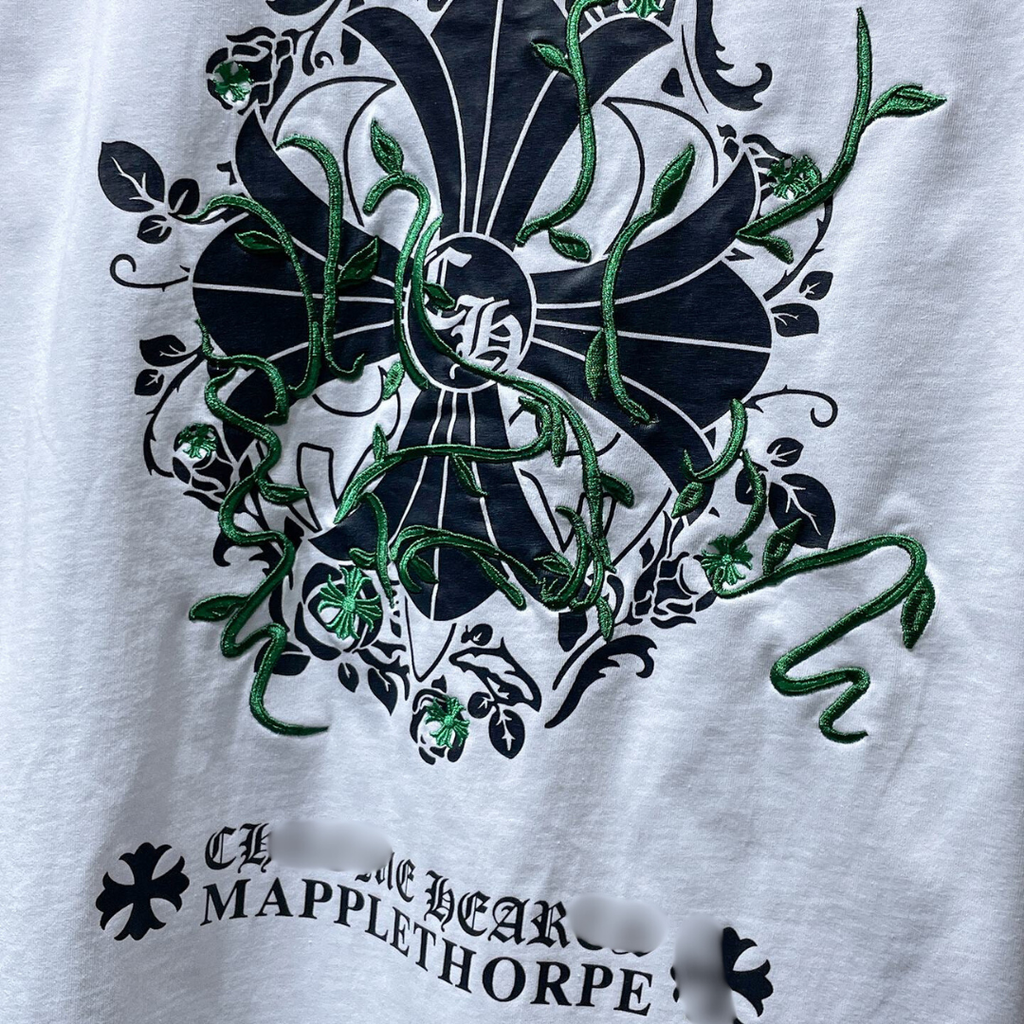 Mapplethorpe Cross Logo White T-Shirt™