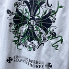 Mapplethorpe Cross Logo White T-Shirt™