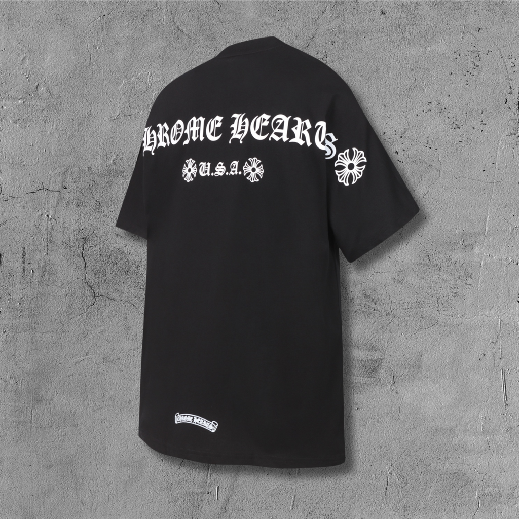 Typography Logo Black T-Shirt™