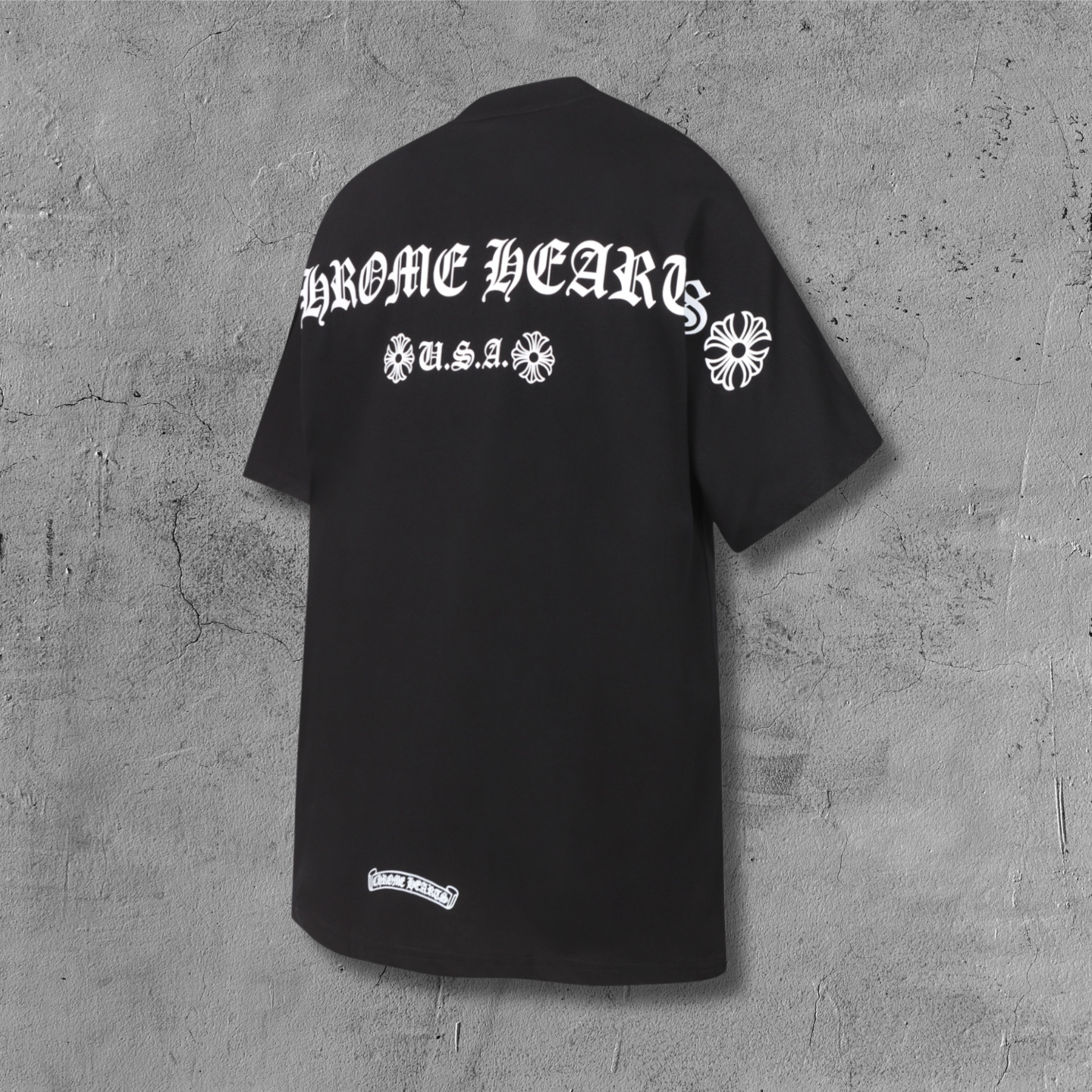 Typography Logo Black T-Shirt™