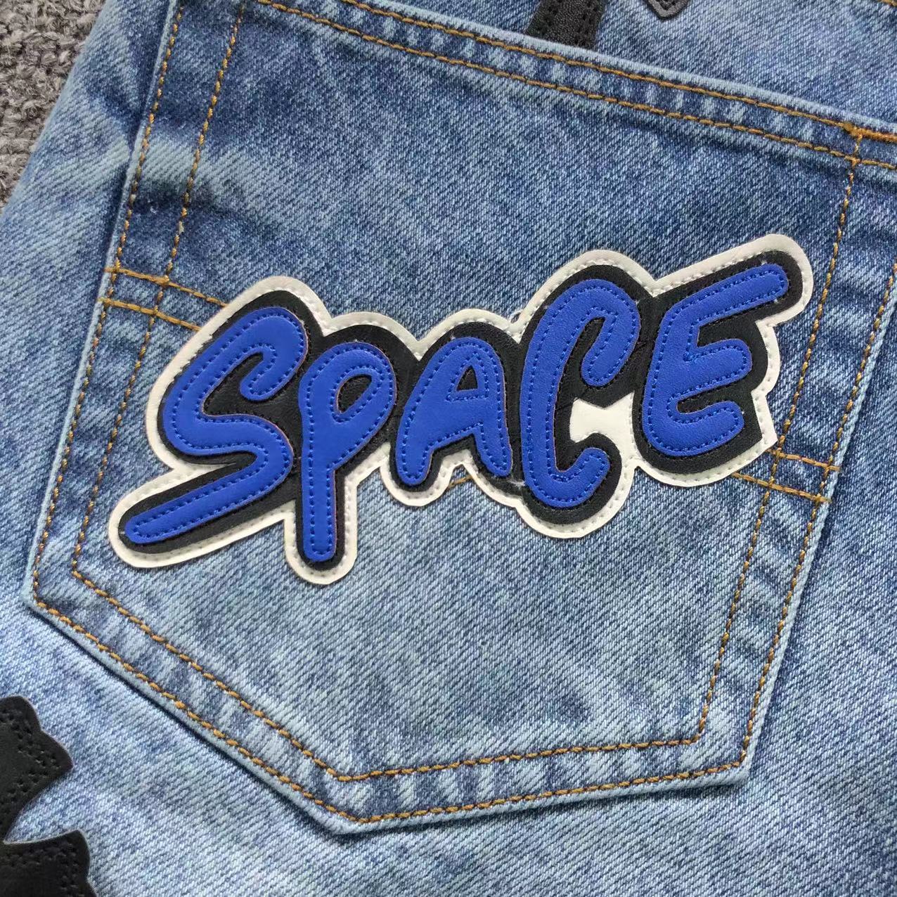 Mattyboy Cross Patch Denim Jeans™