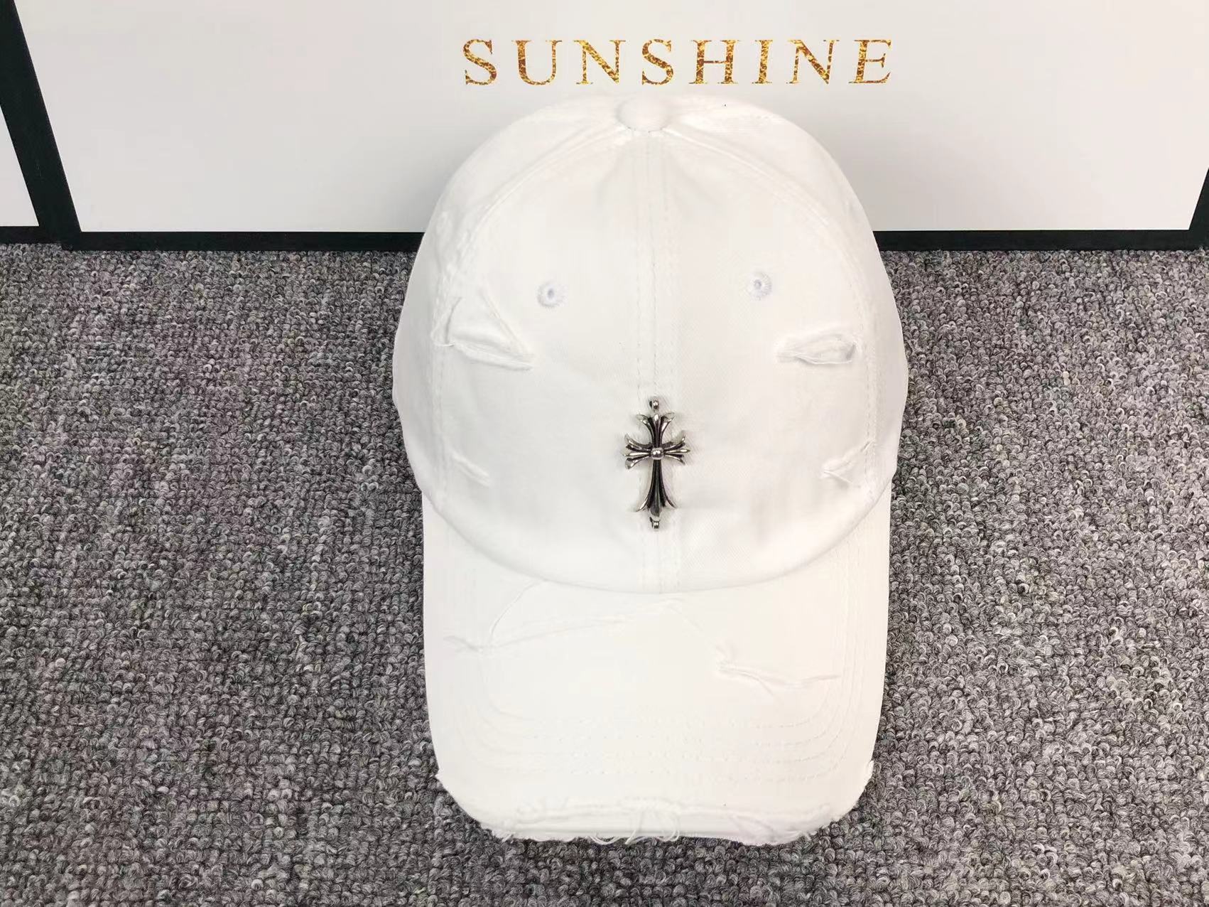 Metallic Cross Torn Fabric Baseball Cap™