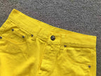 Yellow Cross Patch Yellow Denim Jeans™