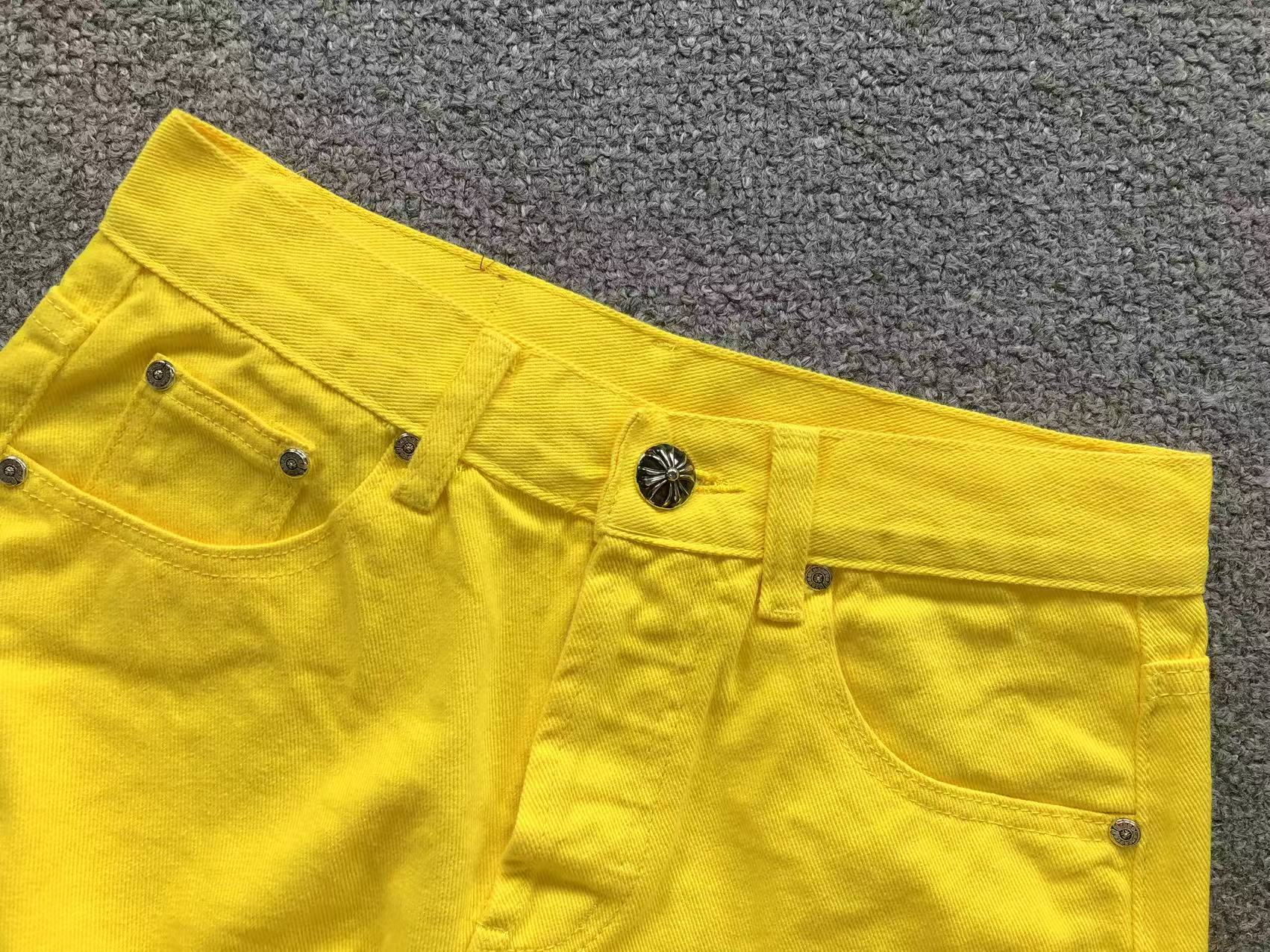Yellow Cross Patch Yellow Denim Jeans™