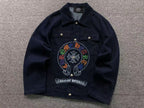 Colored Horseshoe Logo Denim Jacket™