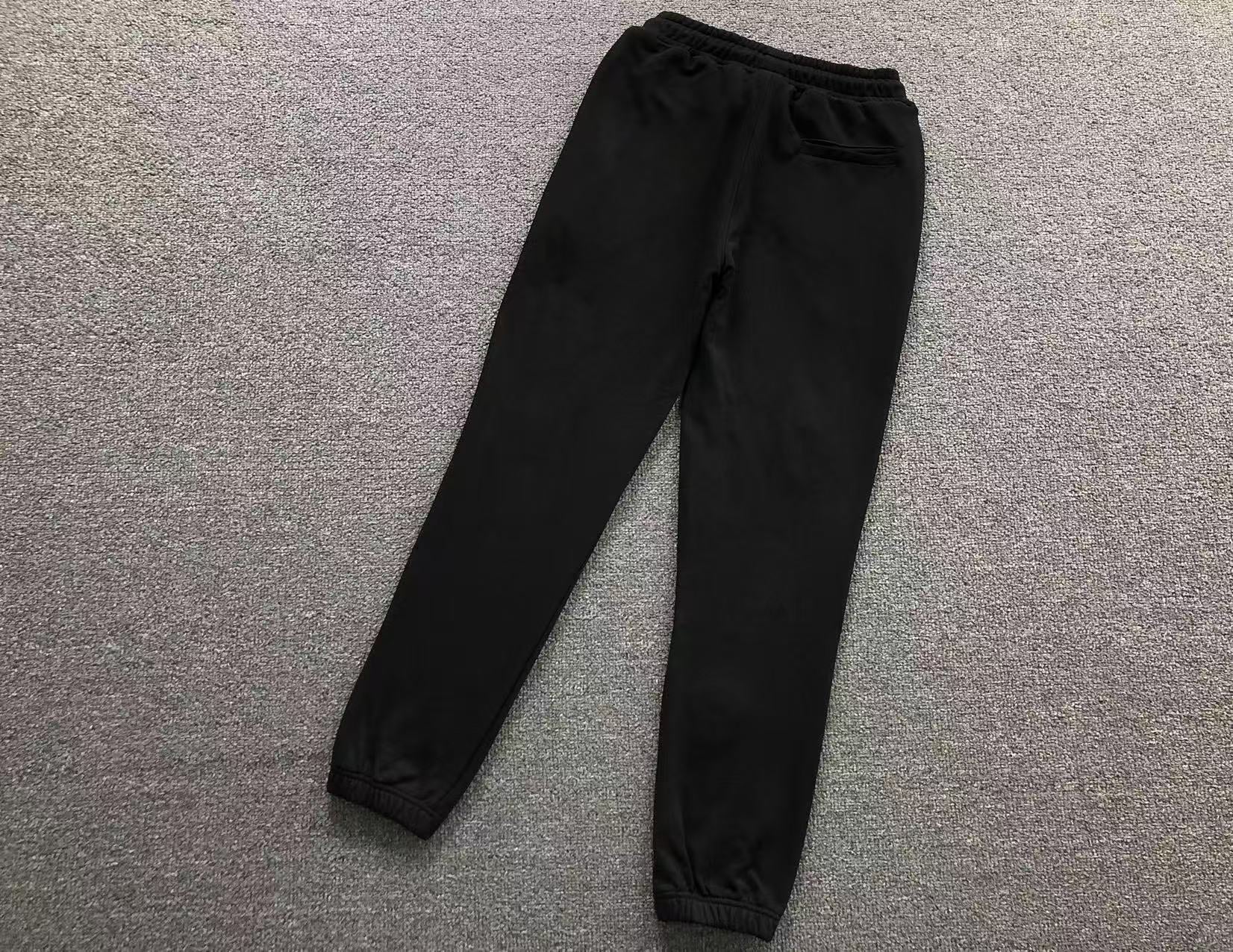 Black Cross Patch Black Sweatpants™