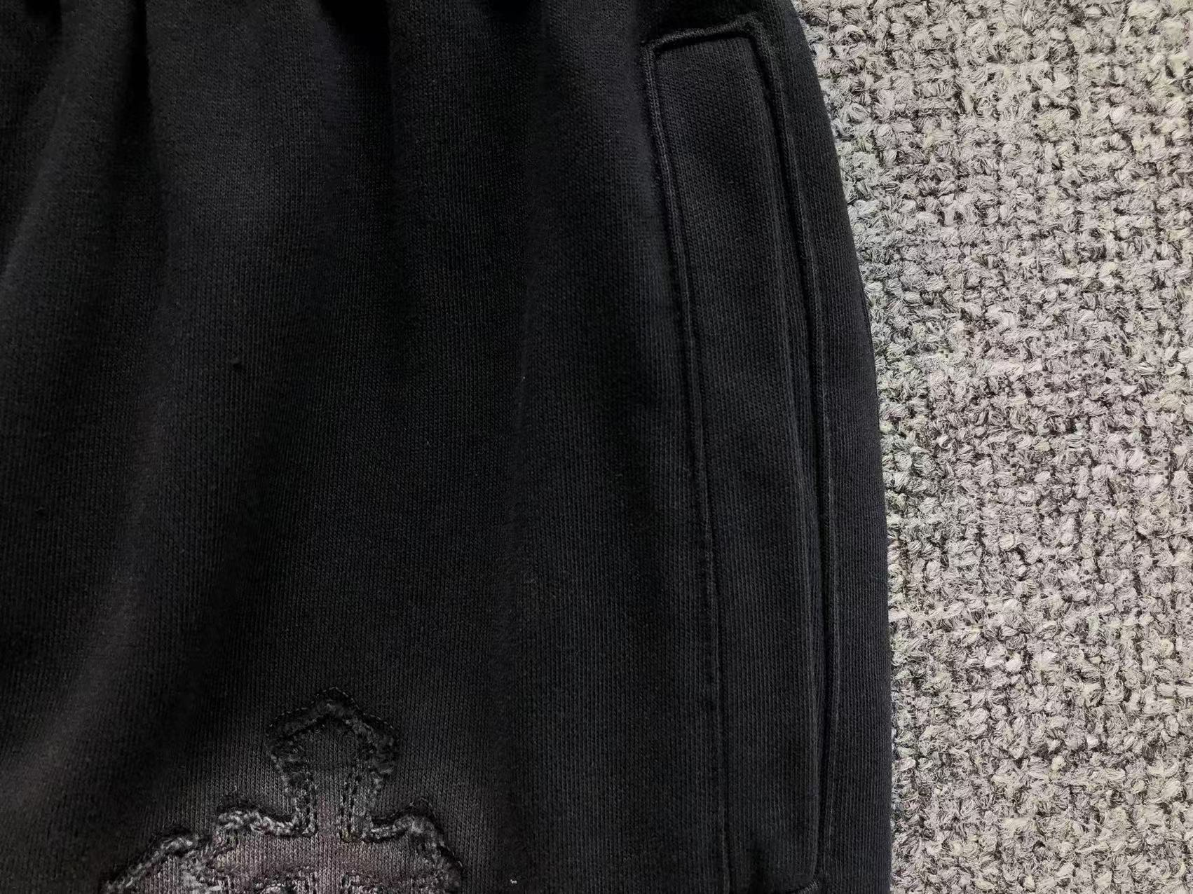 Faded Fabric Black Sweatshorts™