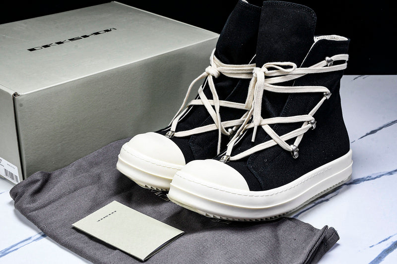 DRKSHDW Hexagram Sneakers "Black Milk"