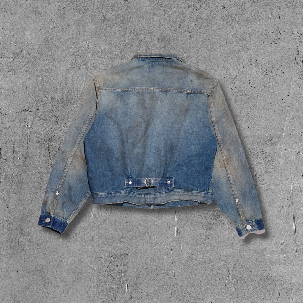 ER* Stained Light Wash Denim Jacket™