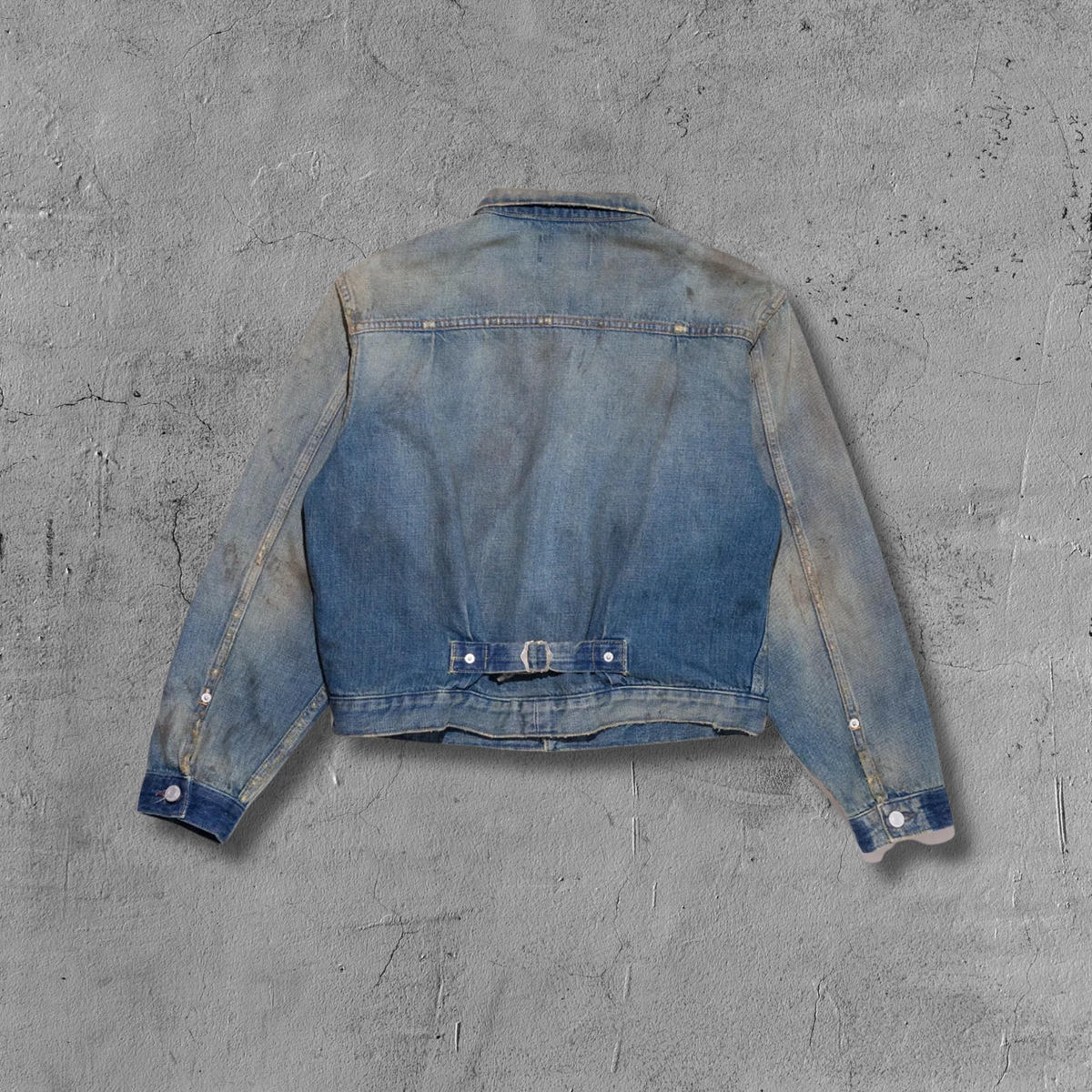 ER* Stained Light Wash Denim Jacket™