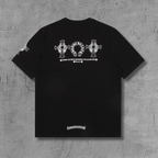 Ornate Double Cross Horseshoe Black T-Shirt™
