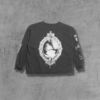 ER* Framed Portrait Washed Black Long Sleeve Shirt™