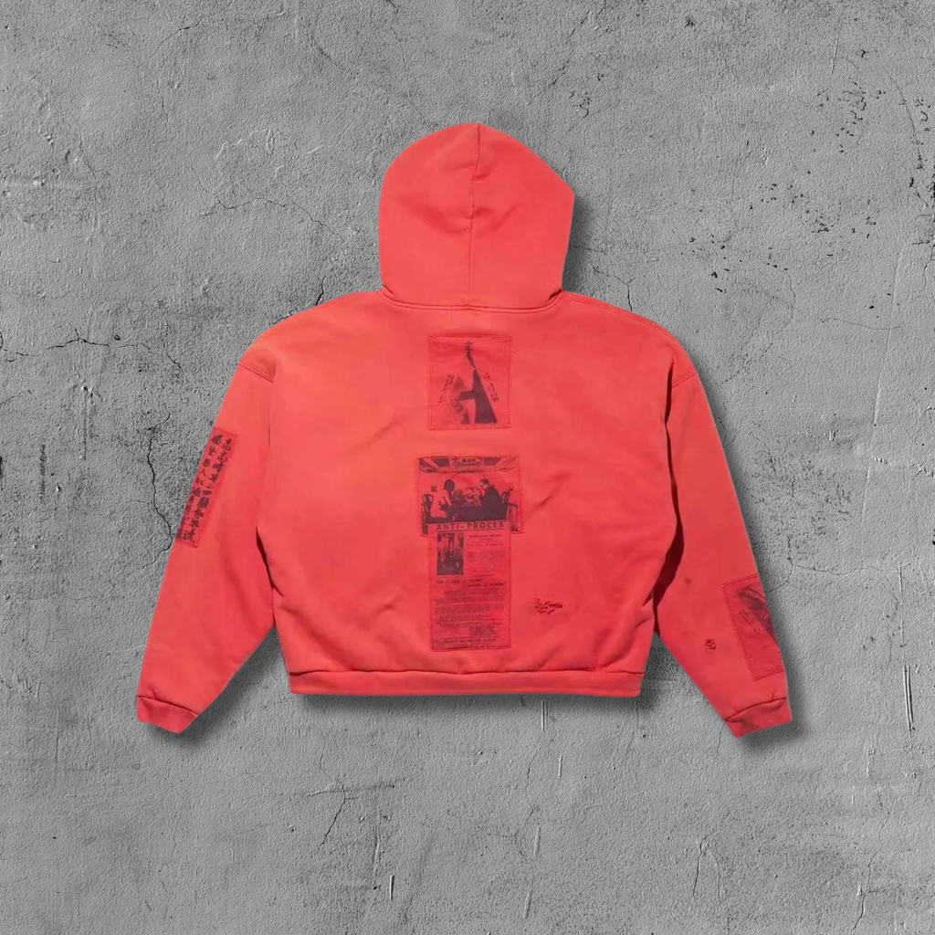 ER* Auto Destructive Art Red Hoodie™