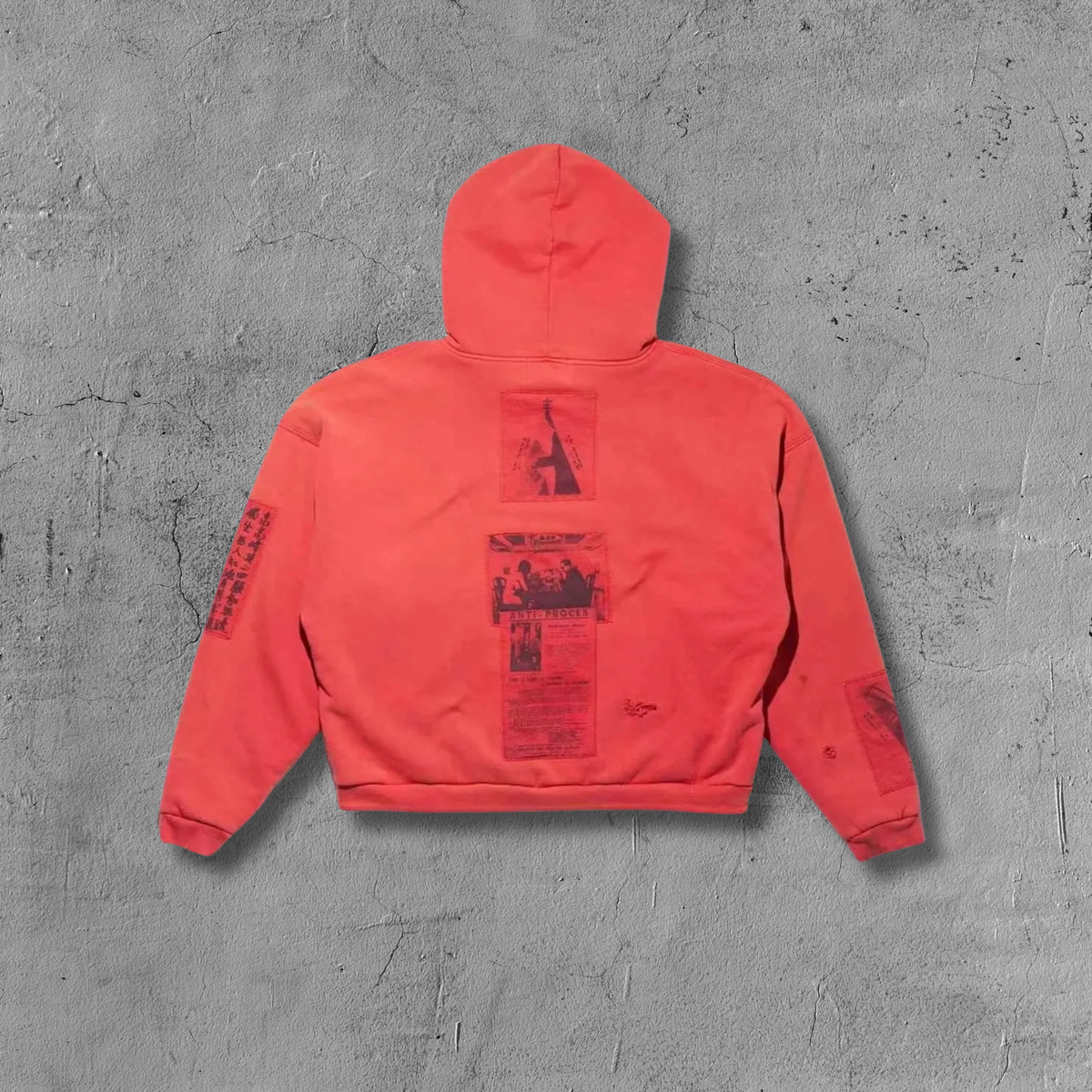 ER* Auto Destructive Art Red Hoodie™