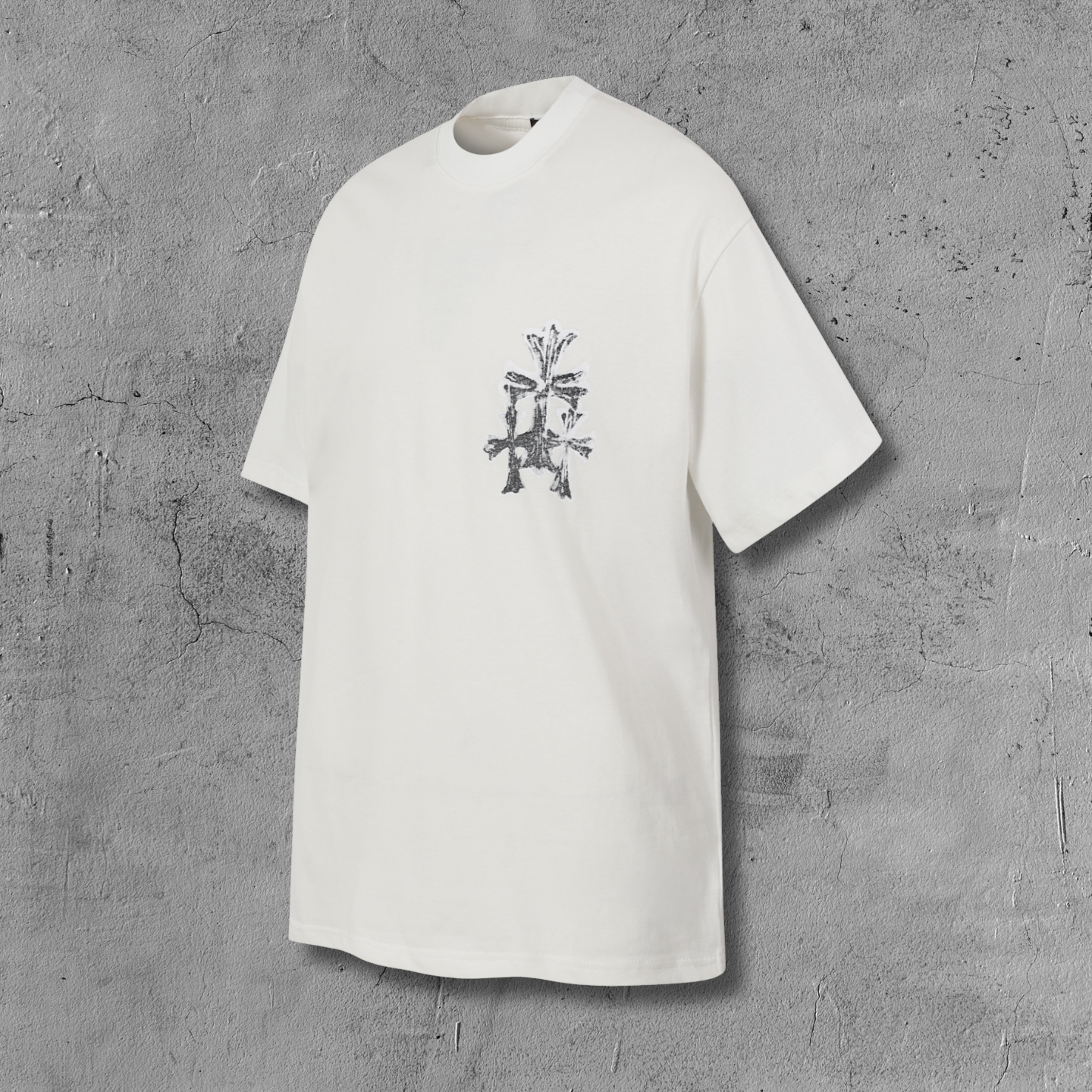 Cemetery Cross Patch White T-Shirt™