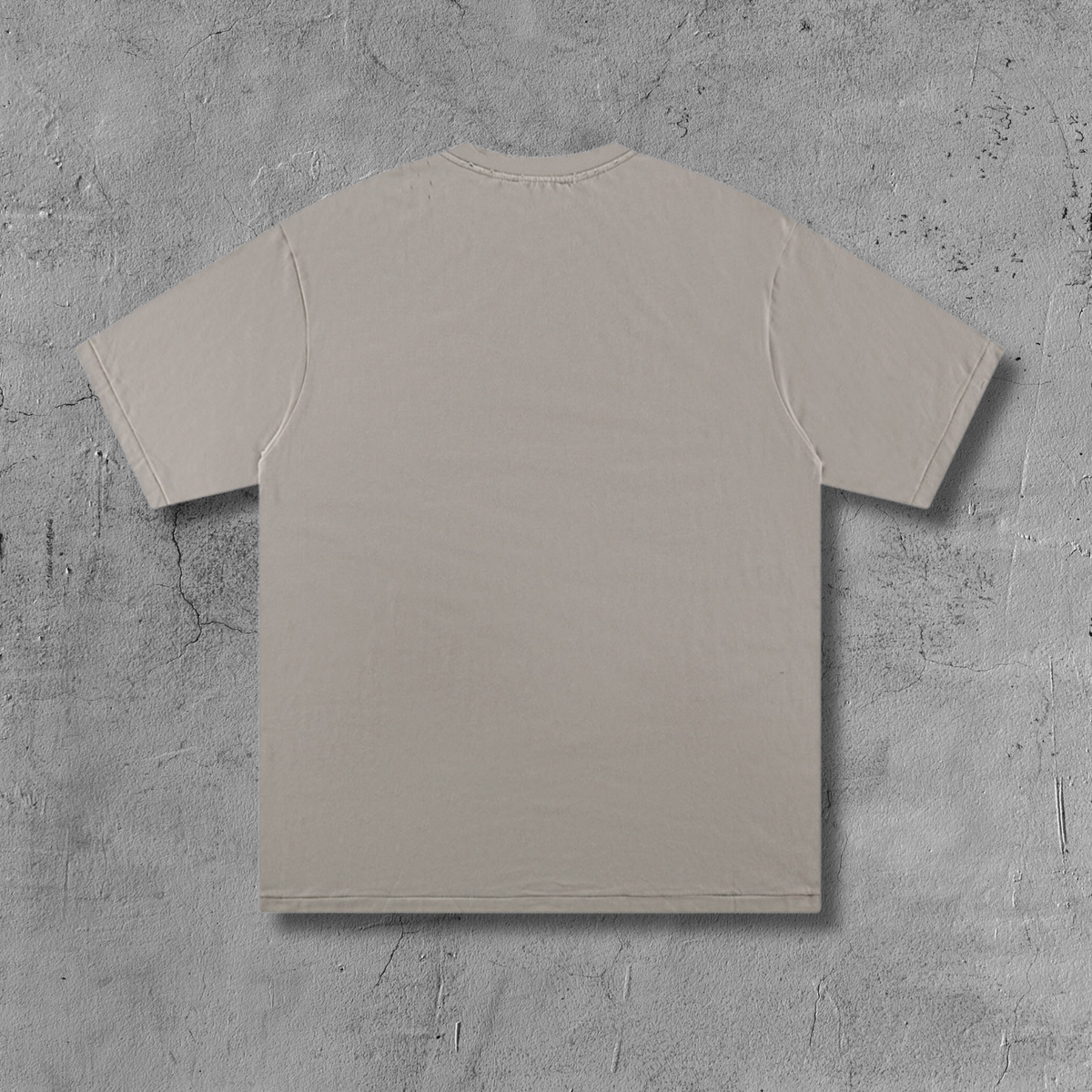 ER* Distressed Pocket Beige T-Shirt™*