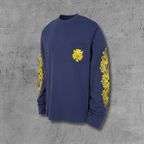 Yellow Dagger Crest Navy Long Sleeve™