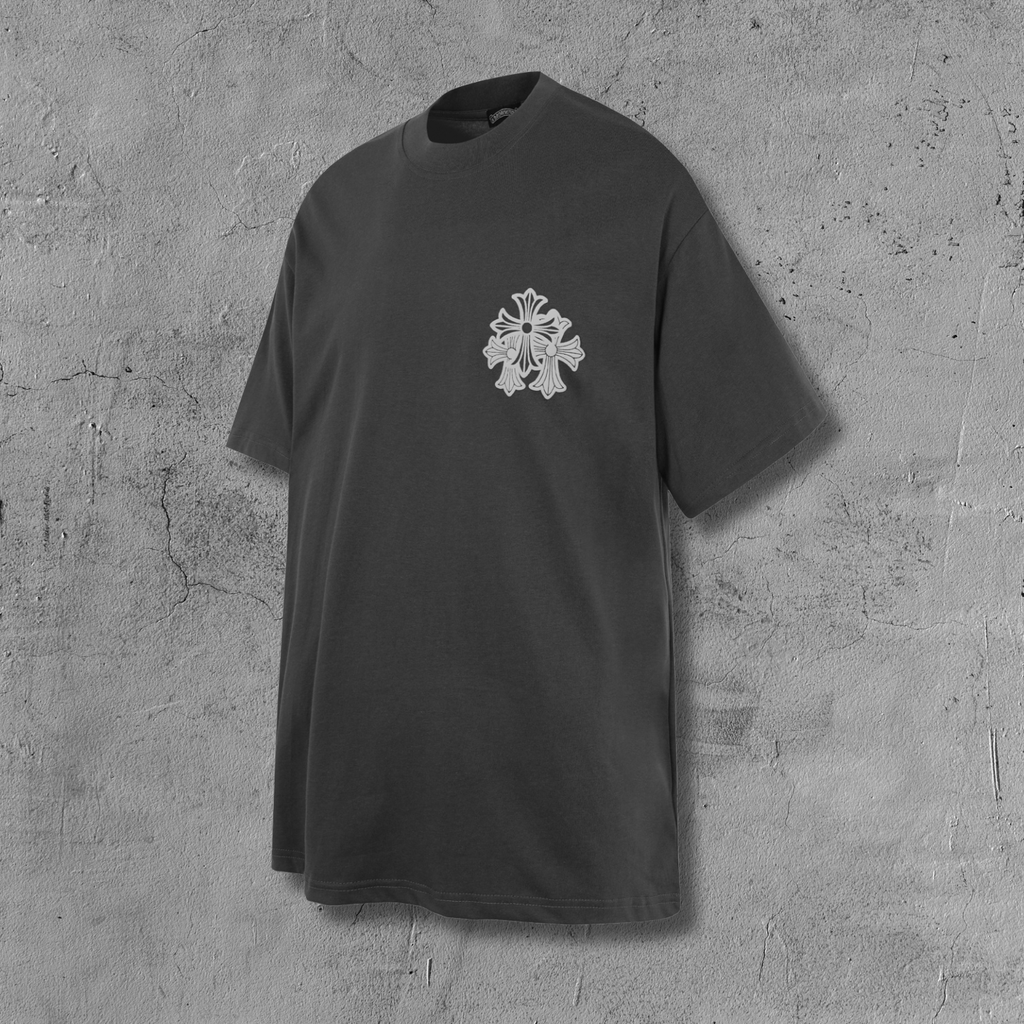 Triple Cross Horseshoe Los Angeles Gray T-Shirt™