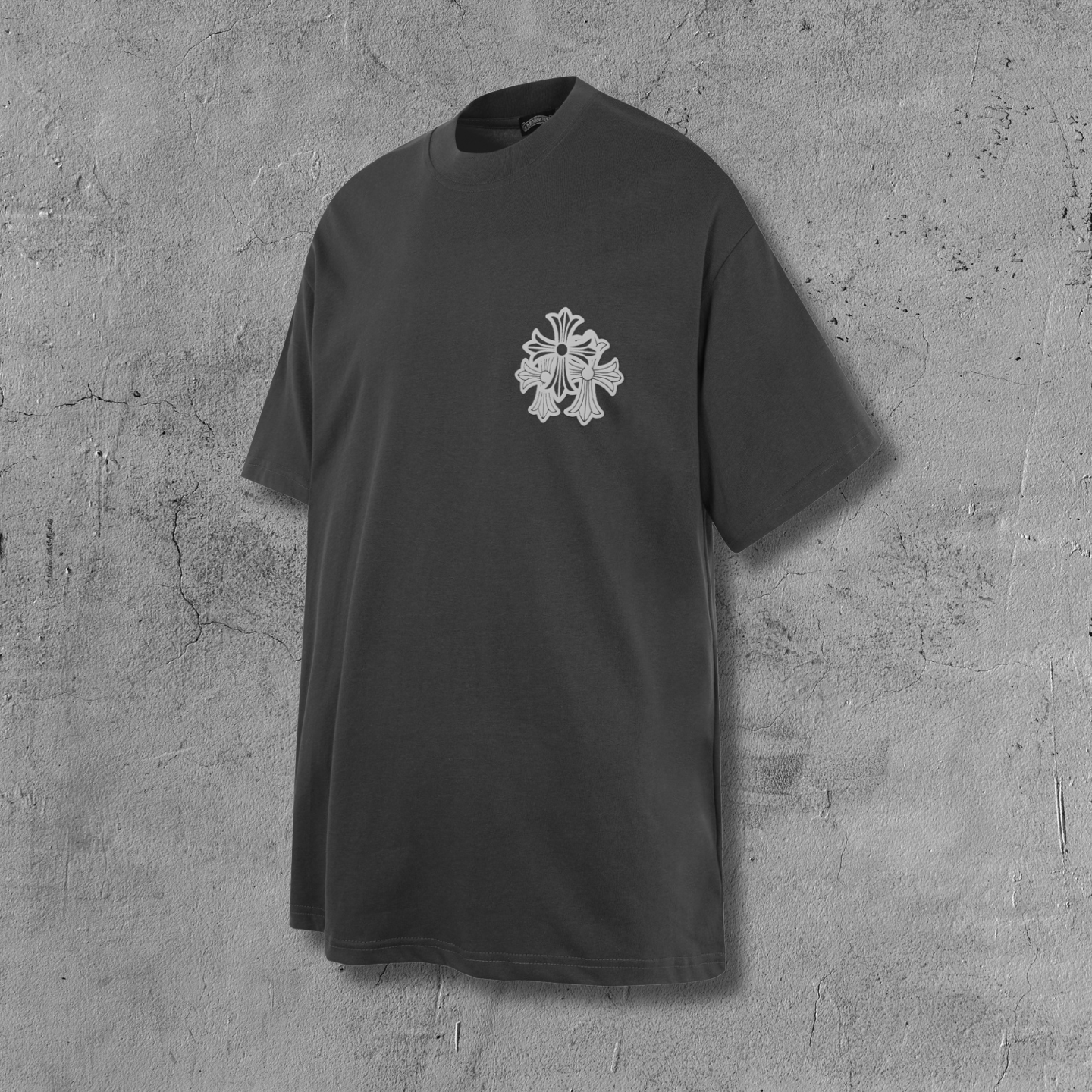 Triple Cross Horseshoe Los Angeles Gray T-Shirt™