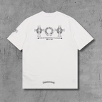 Ornate Double Cross Horseshoe White T-Shirt™