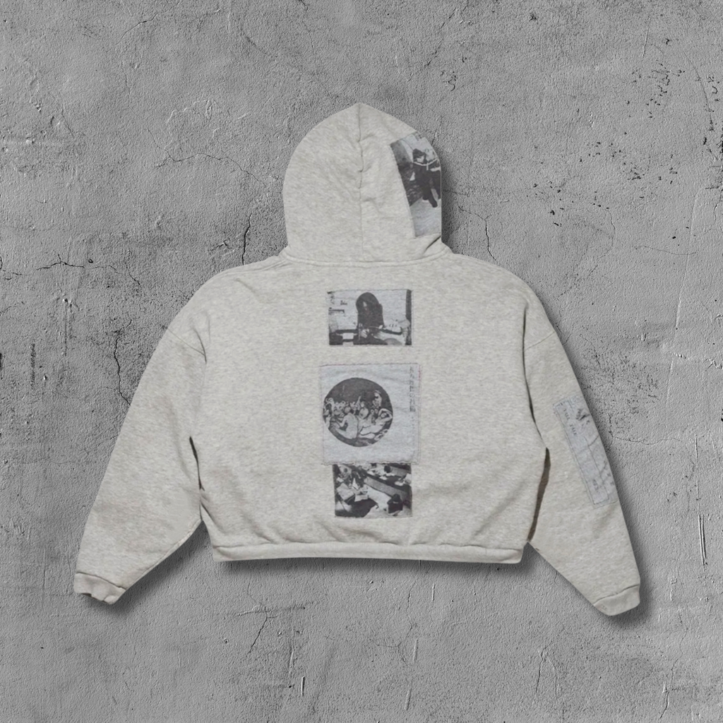 ER* Japanese Multi Graphic Gray Hoodie™