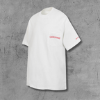 Red Pocket Logo White T-Shirt™