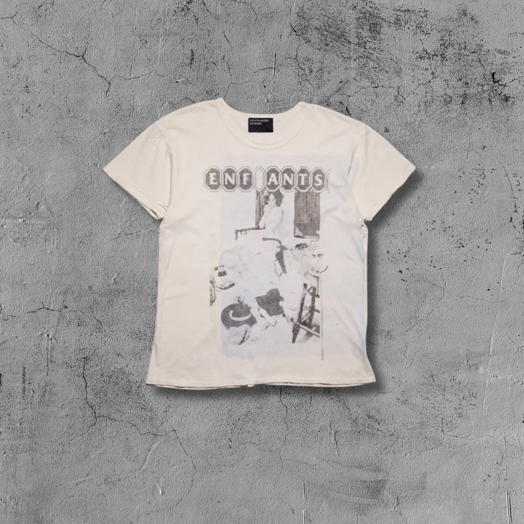 ER* Pale Photo Dirty White T-Shirt™