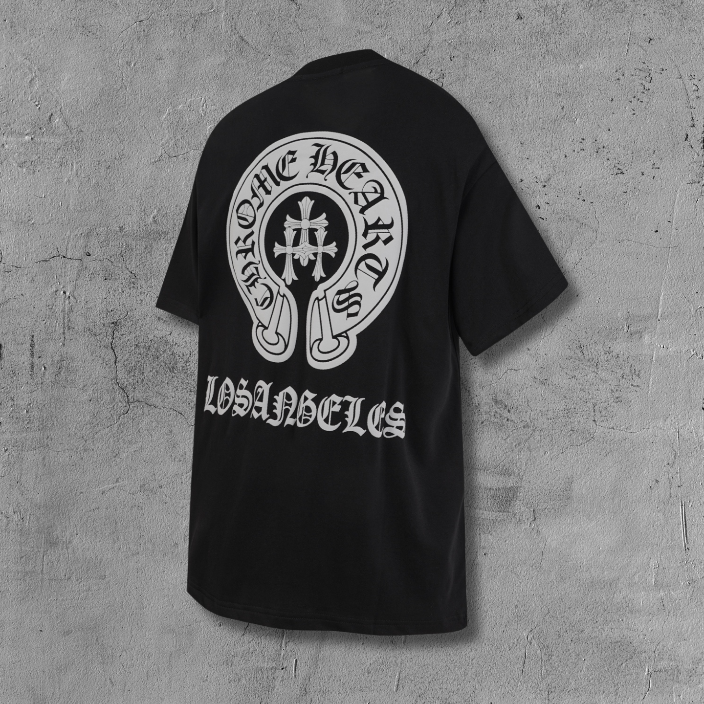 Triple Cross Horseshoe Los Angeles Black T-Shirt™