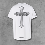 Large Ornate Cross White T-Shirt™
