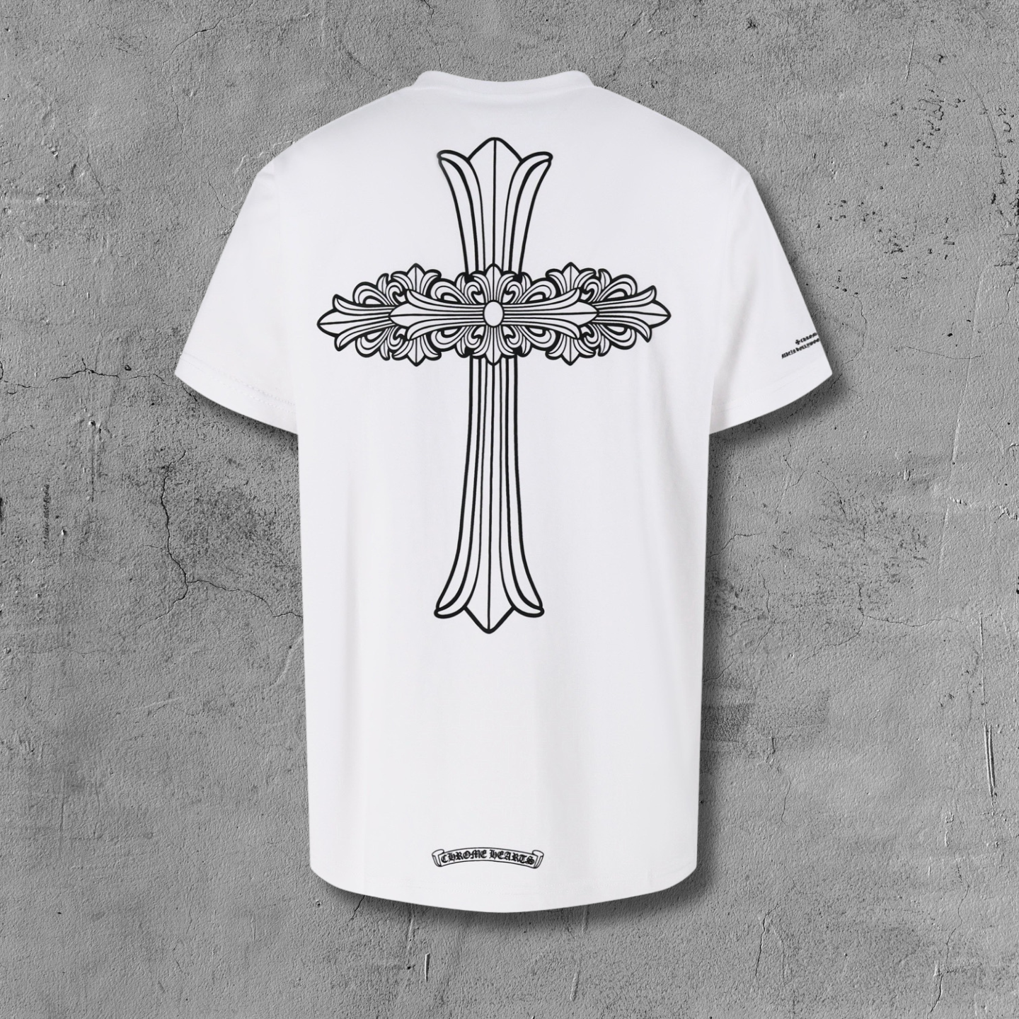 Large Ornate Cross White T-Shirt™